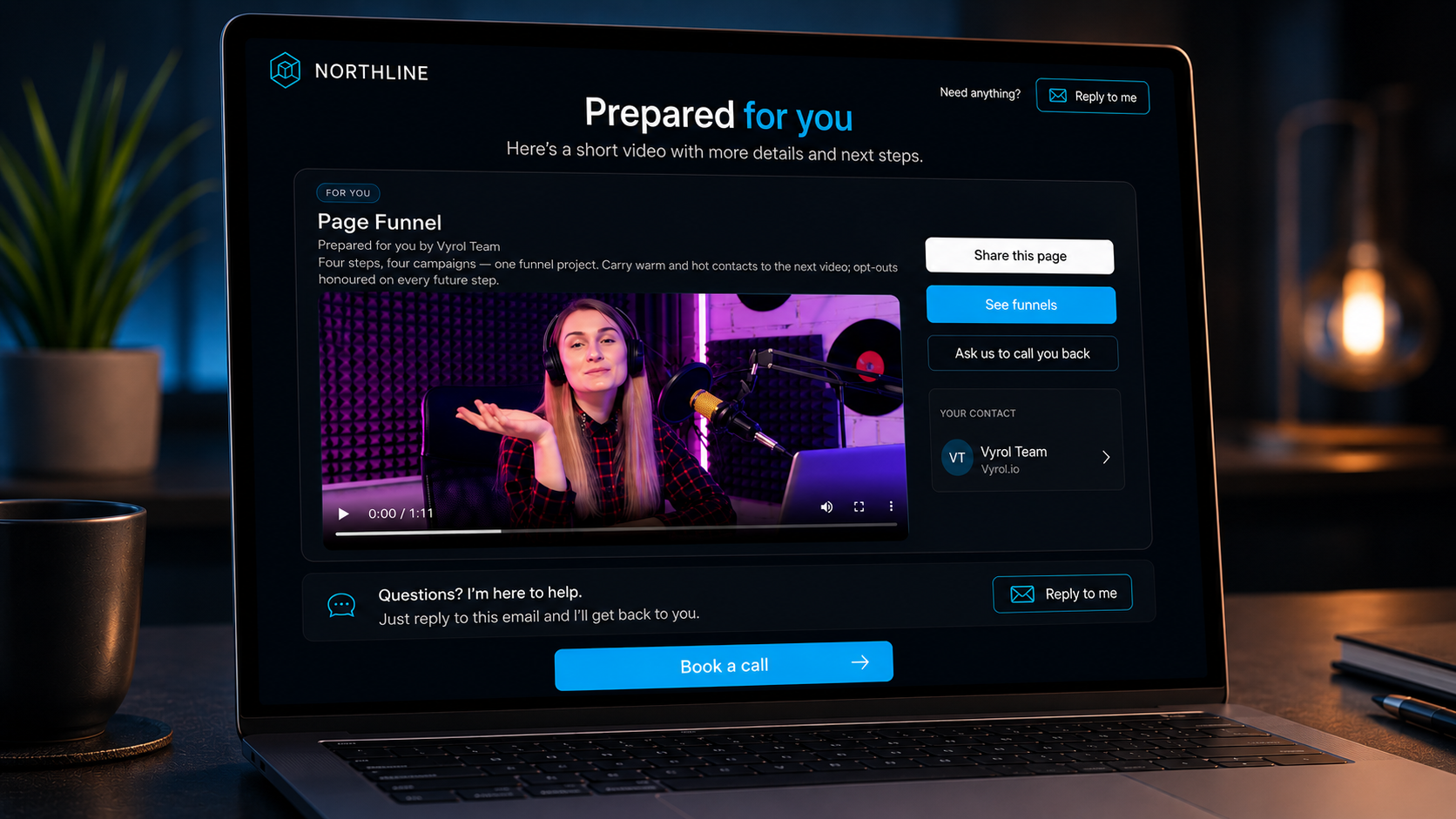 Vyrol Campaigns — personalised outreach