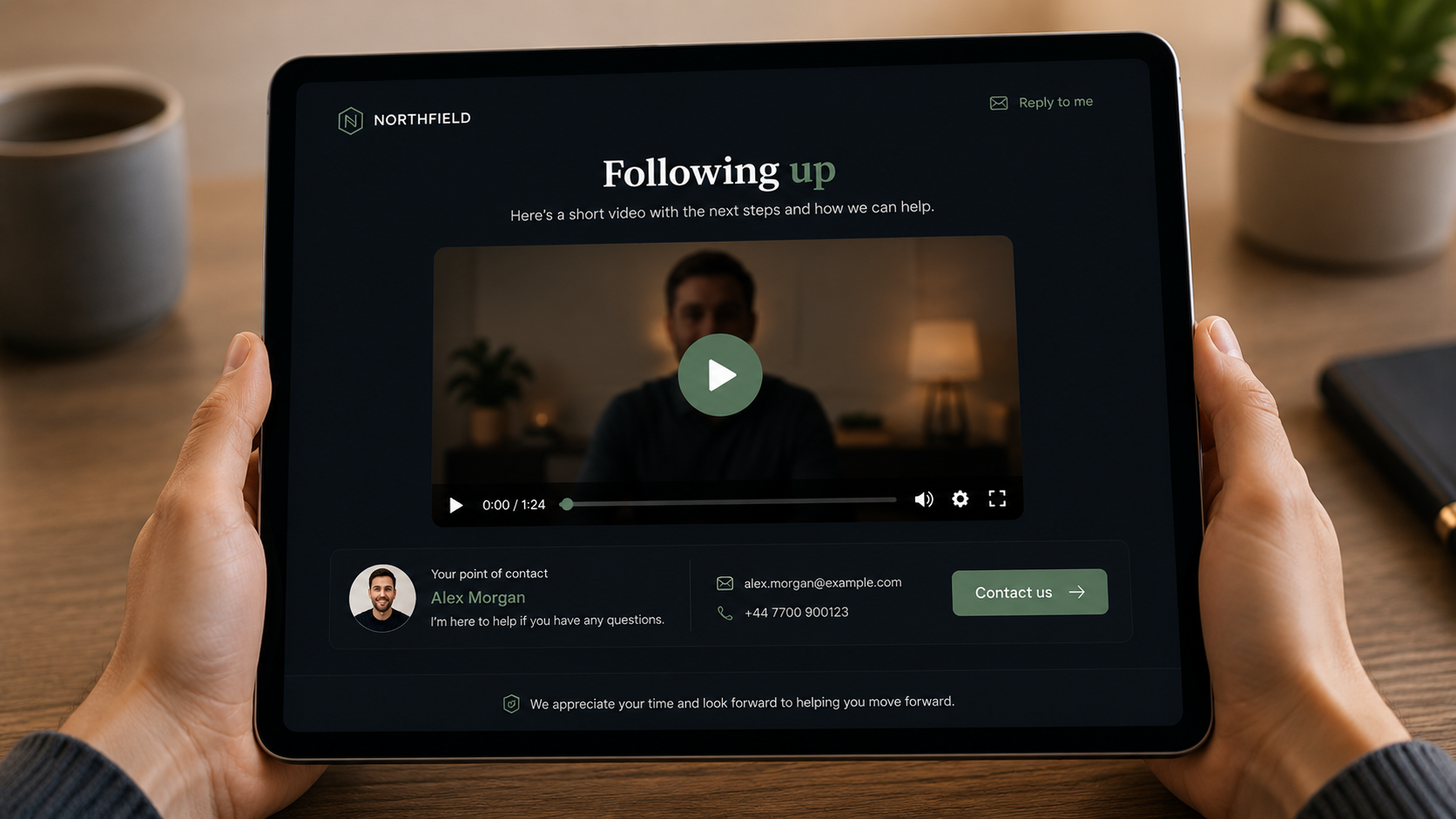 Support & follow-up