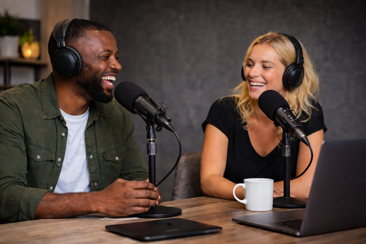 Podcasts & interviews — example